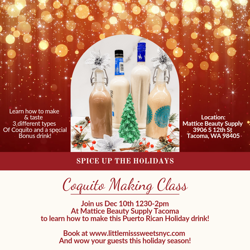 Holiday Coquito Class