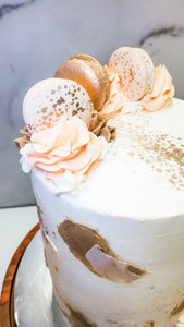 "It's a Vibe" Macaron Cake